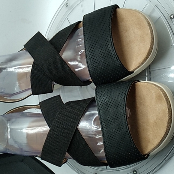 Life Stride Velocity 2.0 black sandals 10M - Picture 1 of 7